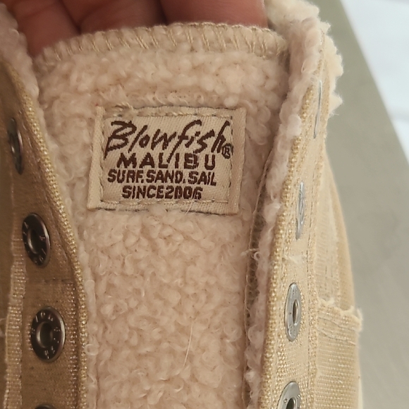 Blowfish Kids Beige Slip-On Sneakers - Picture 6 of 8